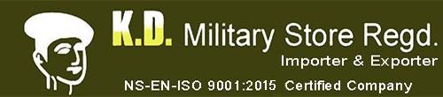K. D. Military Store Logo