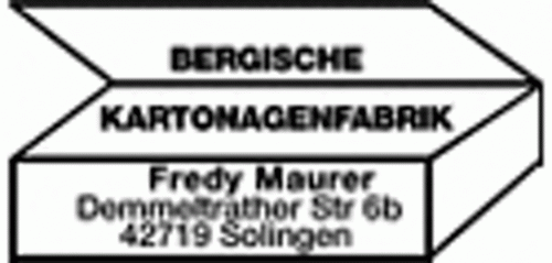 Bergische Kartonagenfabrik Fredy Maurer Logo