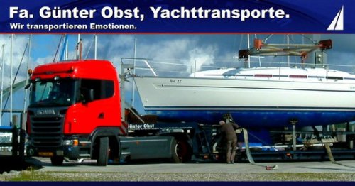 Fa. Günter Obst, Yachttransporte. Logo