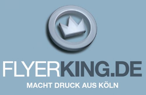 FLYERKING macht Druck aus Köln Logo