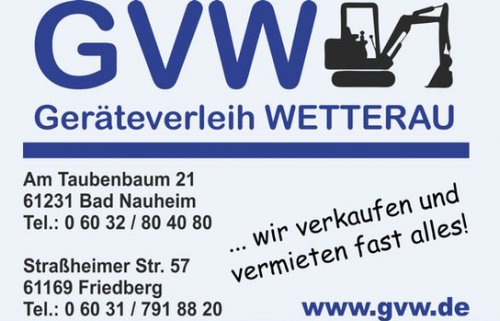 GVW Geräteverleih Wetterau GmbH Logo