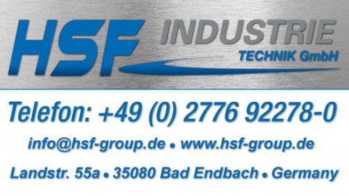 HSF Industrietechnik GmbH Diamanttechnik - Edelstahltechnik Logo