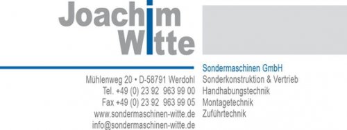 Joachim Witte Sondermaschinen GmbH Logo