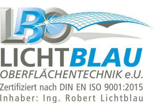 LICHTBLAU OBERFLÄCHENTECHNIK e.U. Logo