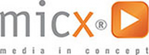 micx - media in concept - gmbh & co.kg Audiovisuelle Werbeproduktion Logo
