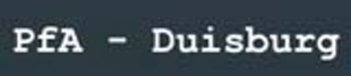 PFA-DUISBURG Logo