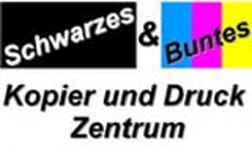 Schwarzes & Buntes Kopier- und Druck Zentrum Logo