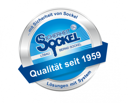 Sicherheit Sockel Logo